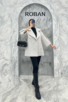کت یقه پهن فوتر آستین سگک دار EXPORT