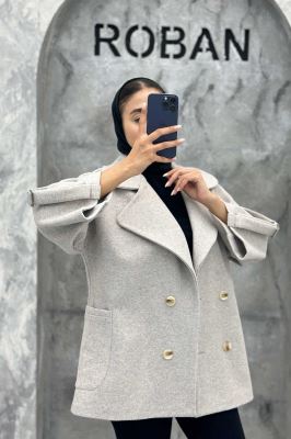 کت یقه پهن فوتر آستین سگک دار EXPORT