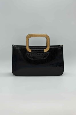 کیف دسته چوبی کشیده 1054