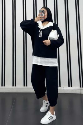 ست شومیز لنین تیکه سفید R