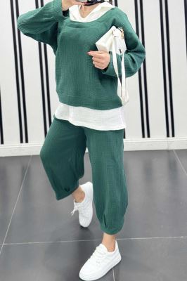 ست شومیز لنین تیکه سفید R