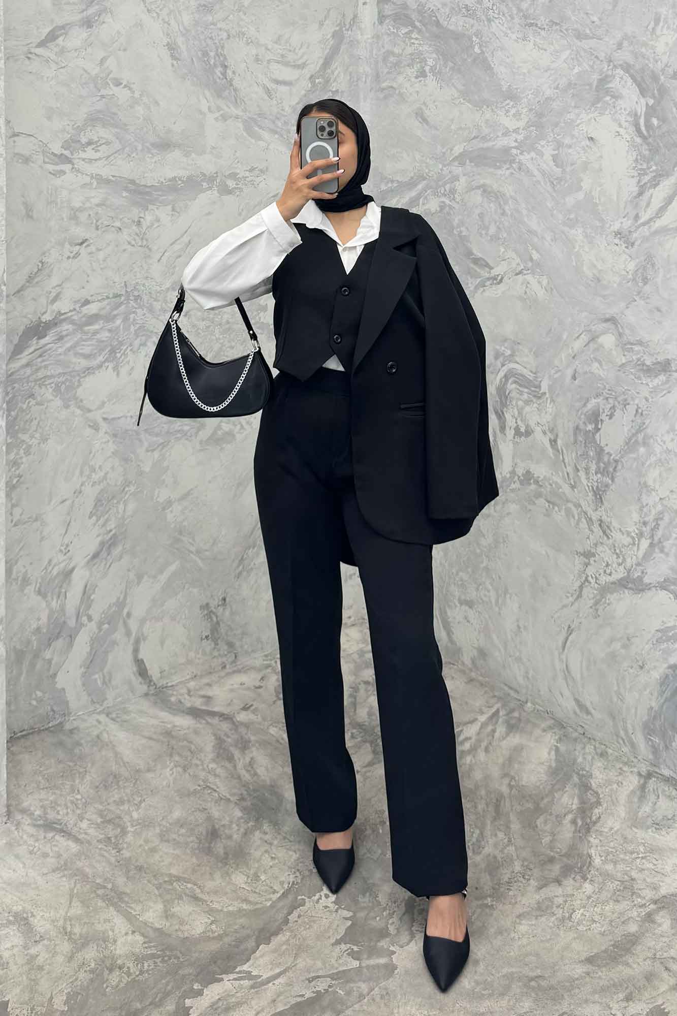 ست کت شلوار جلیقه دار مازراتیR