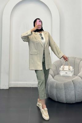 مانتو شانتون یقه ب ب