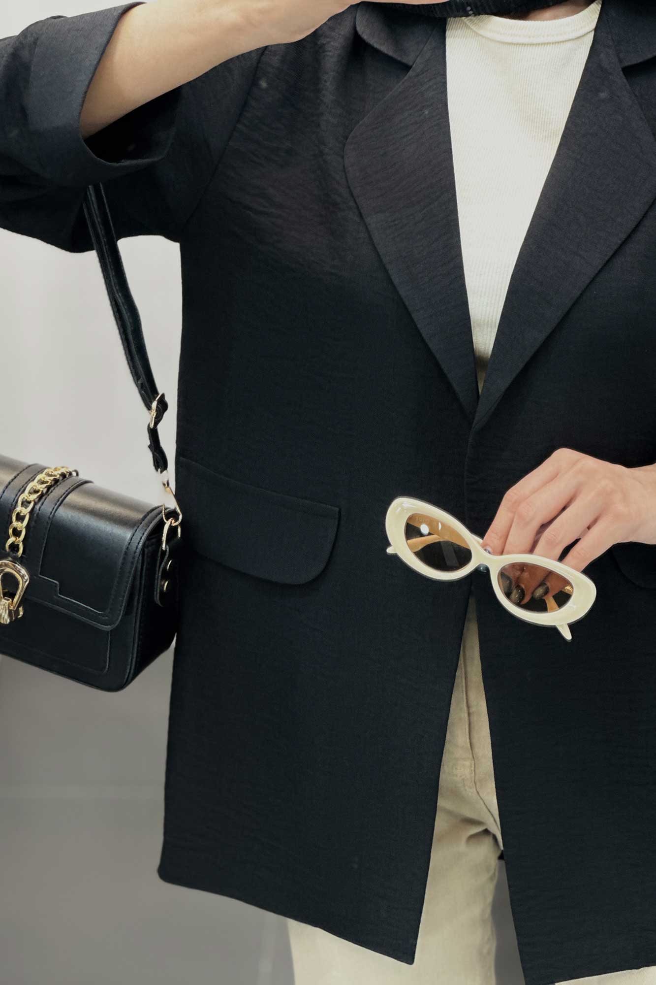 مانتو شانتون یقه ب ب