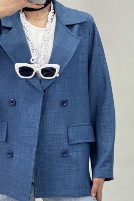 مانتو شانتون یقه انگلیسی نوا