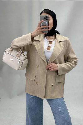 مانتو شانتون یقه انگلیسی نوا