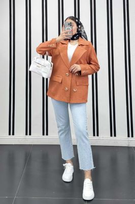 مانتو شانتون یقه انگلیسی نوا