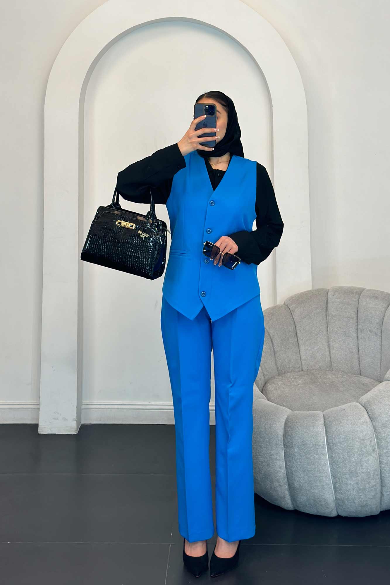 ژیله هشتی مازراتی و شلوار بگ R