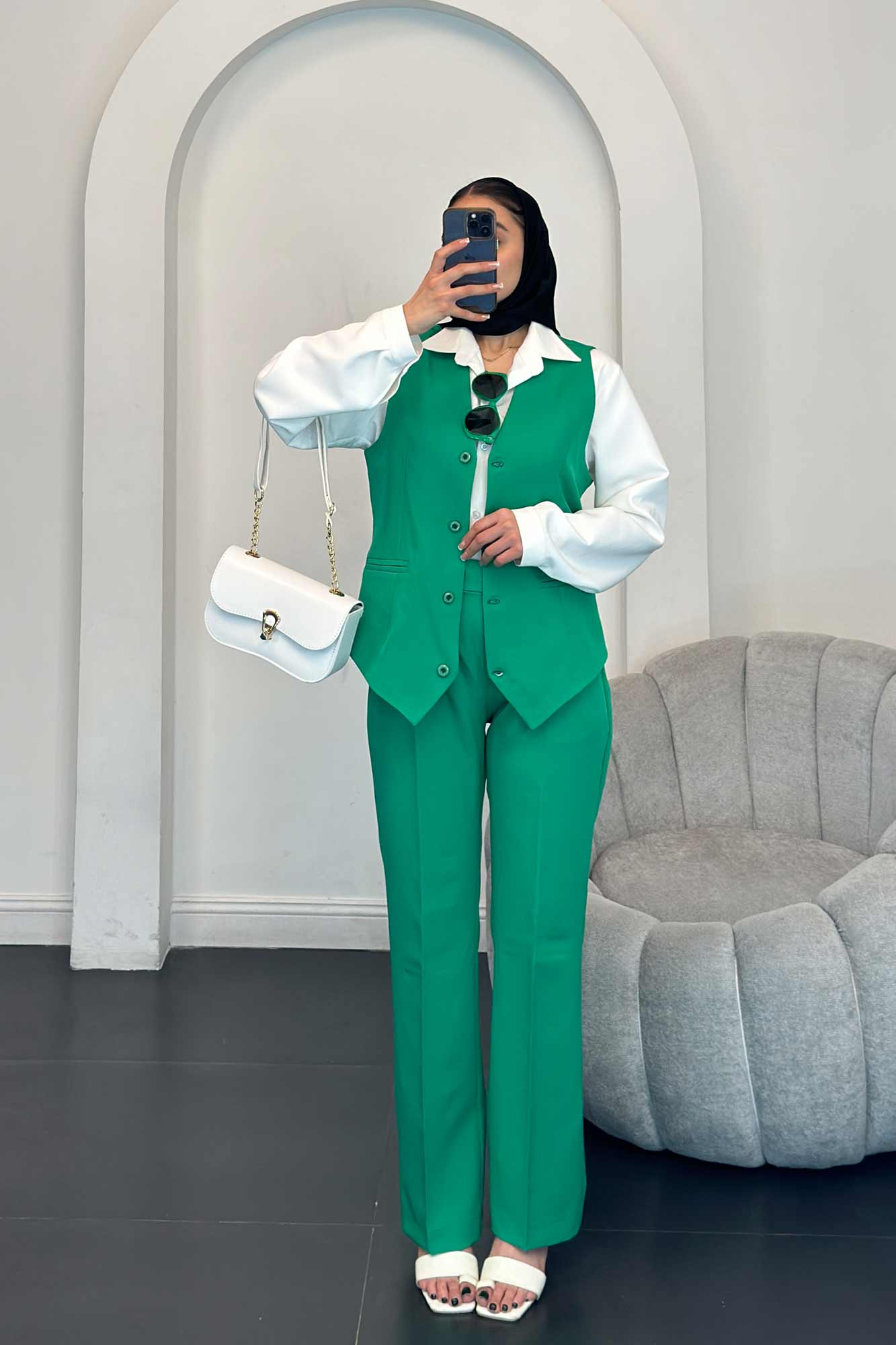 ژیله هشتی مازراتی و شلوار بگ R