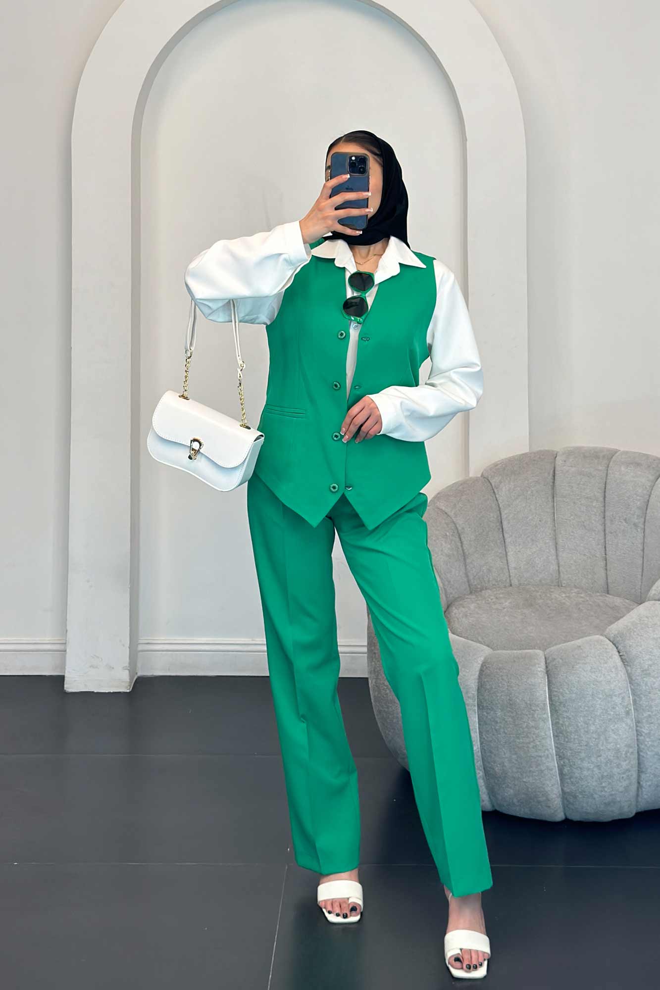 ژیله هشتی مازراتی و شلوار بگ R