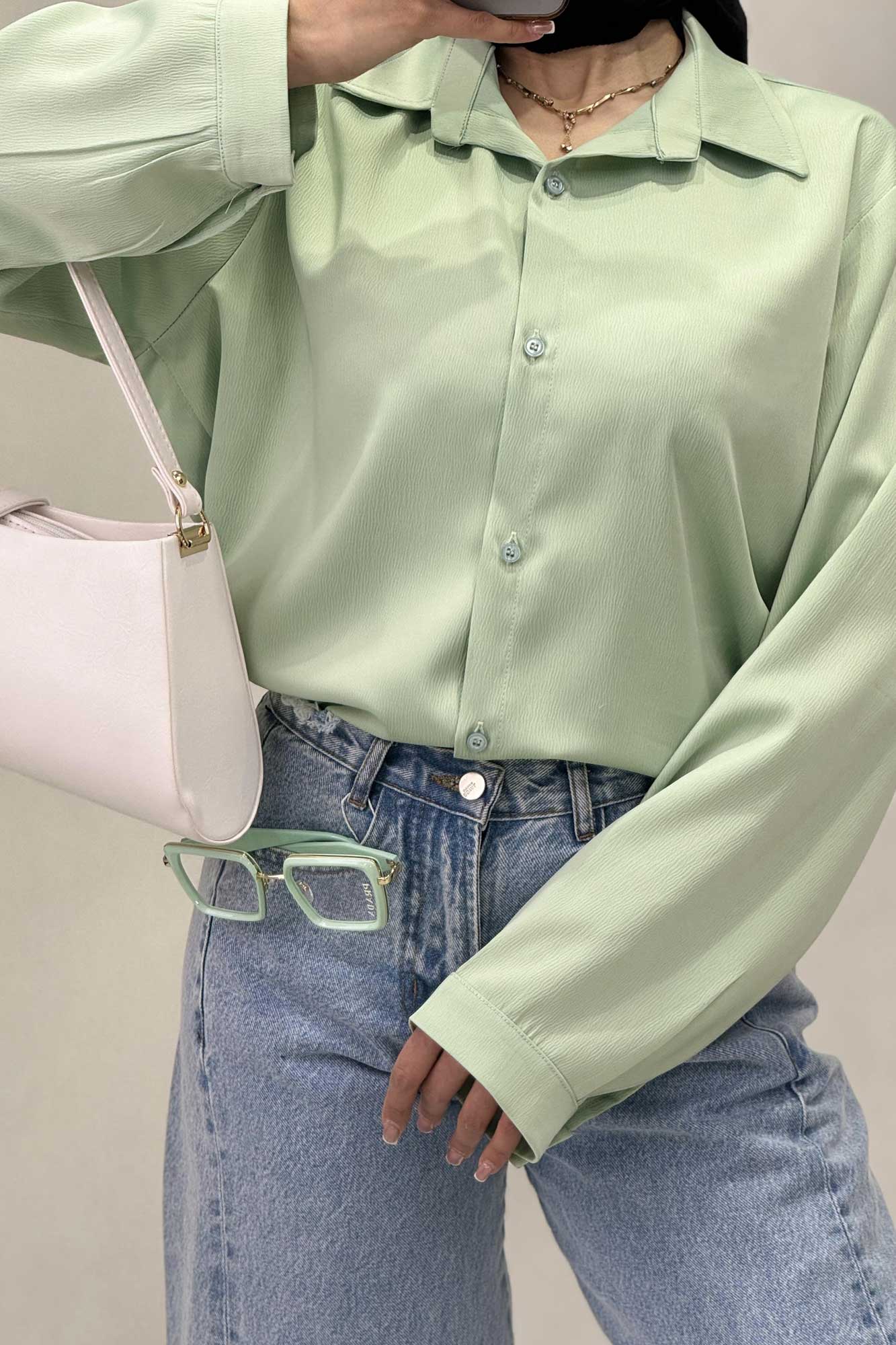 شومیز ساتن زارا