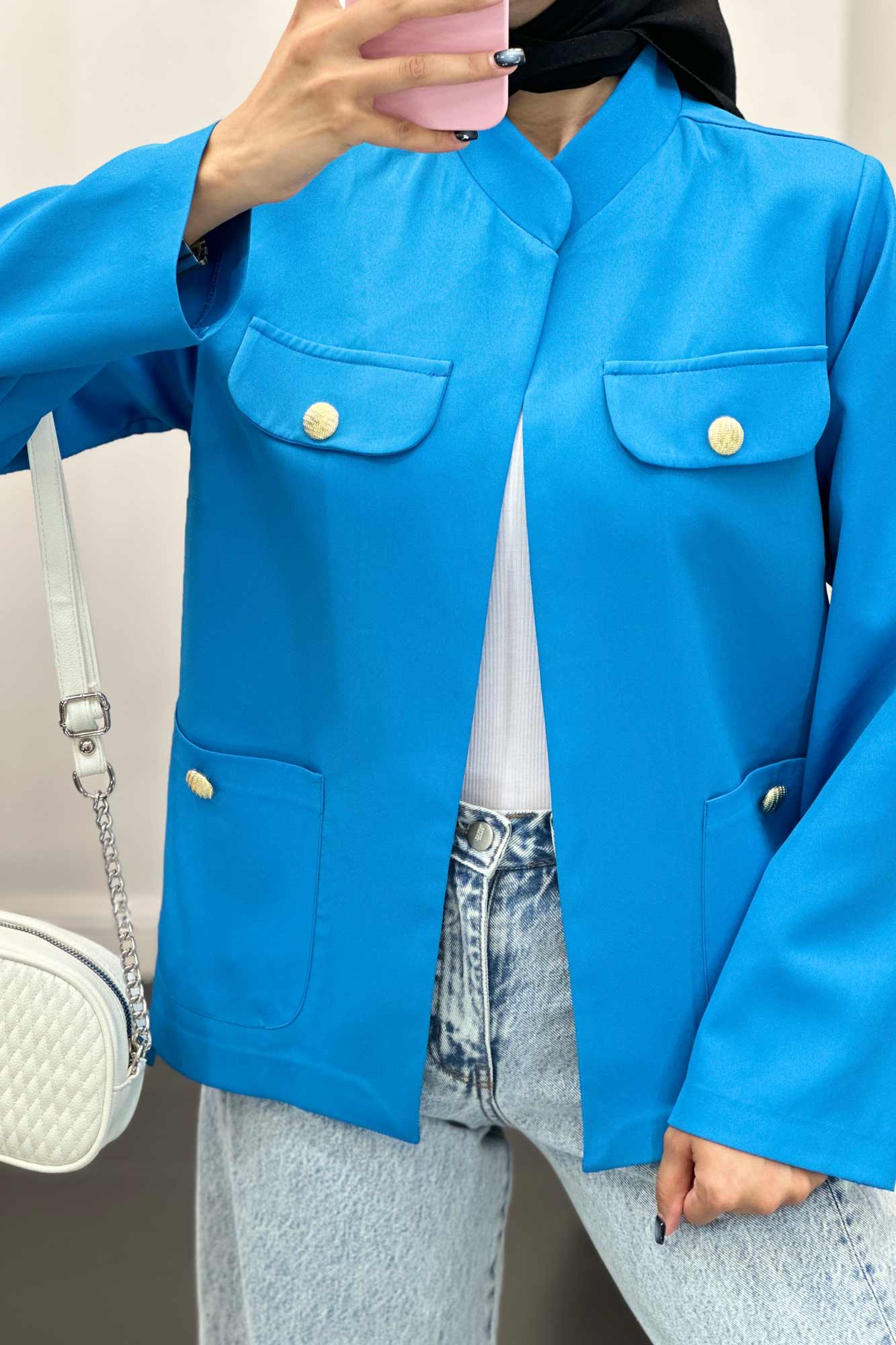 مانتو مازراتی چهار جیب یقه دیپلمات