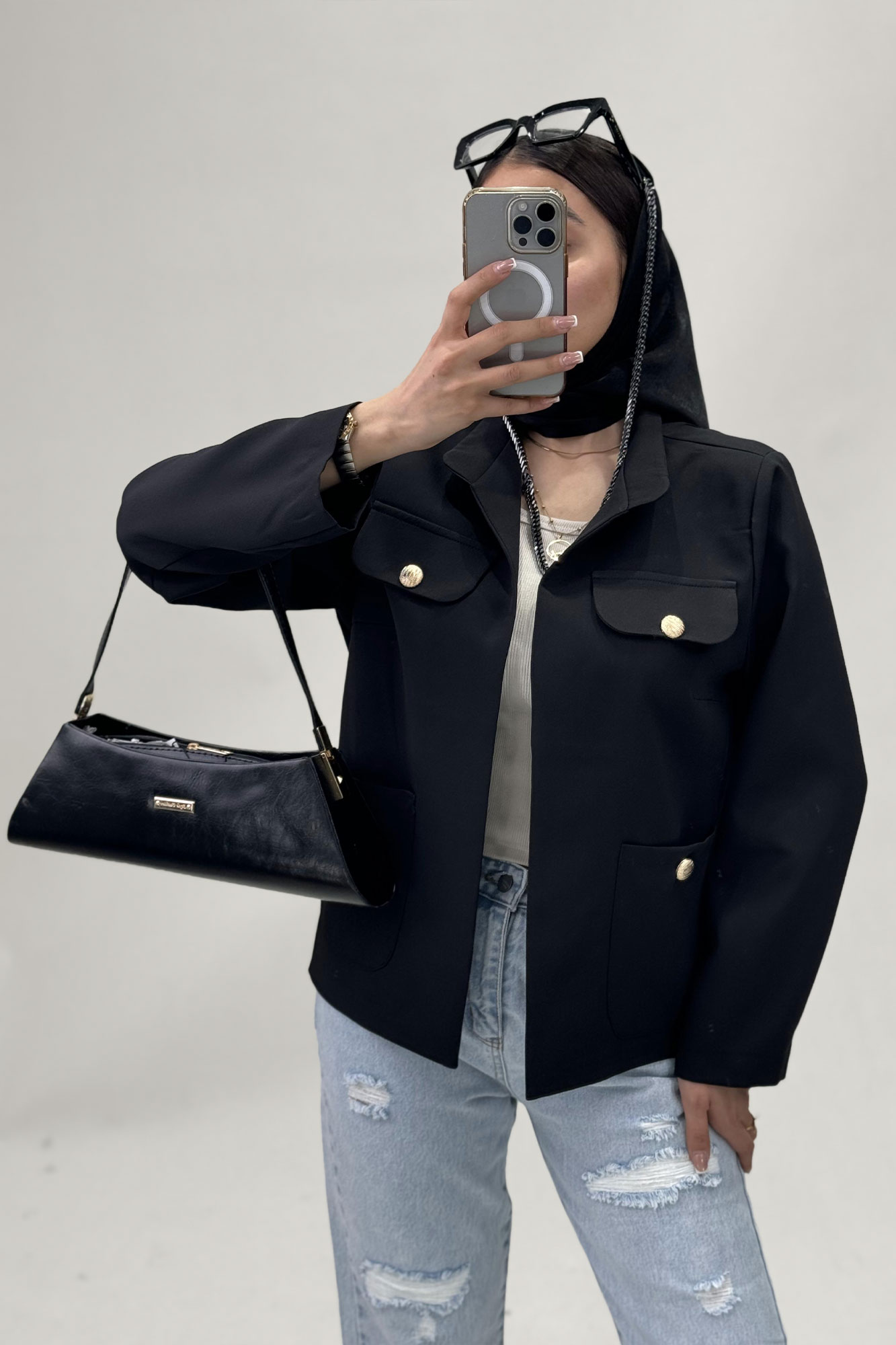 مانتو مازراتی چهار جیب یقه دیپلمات