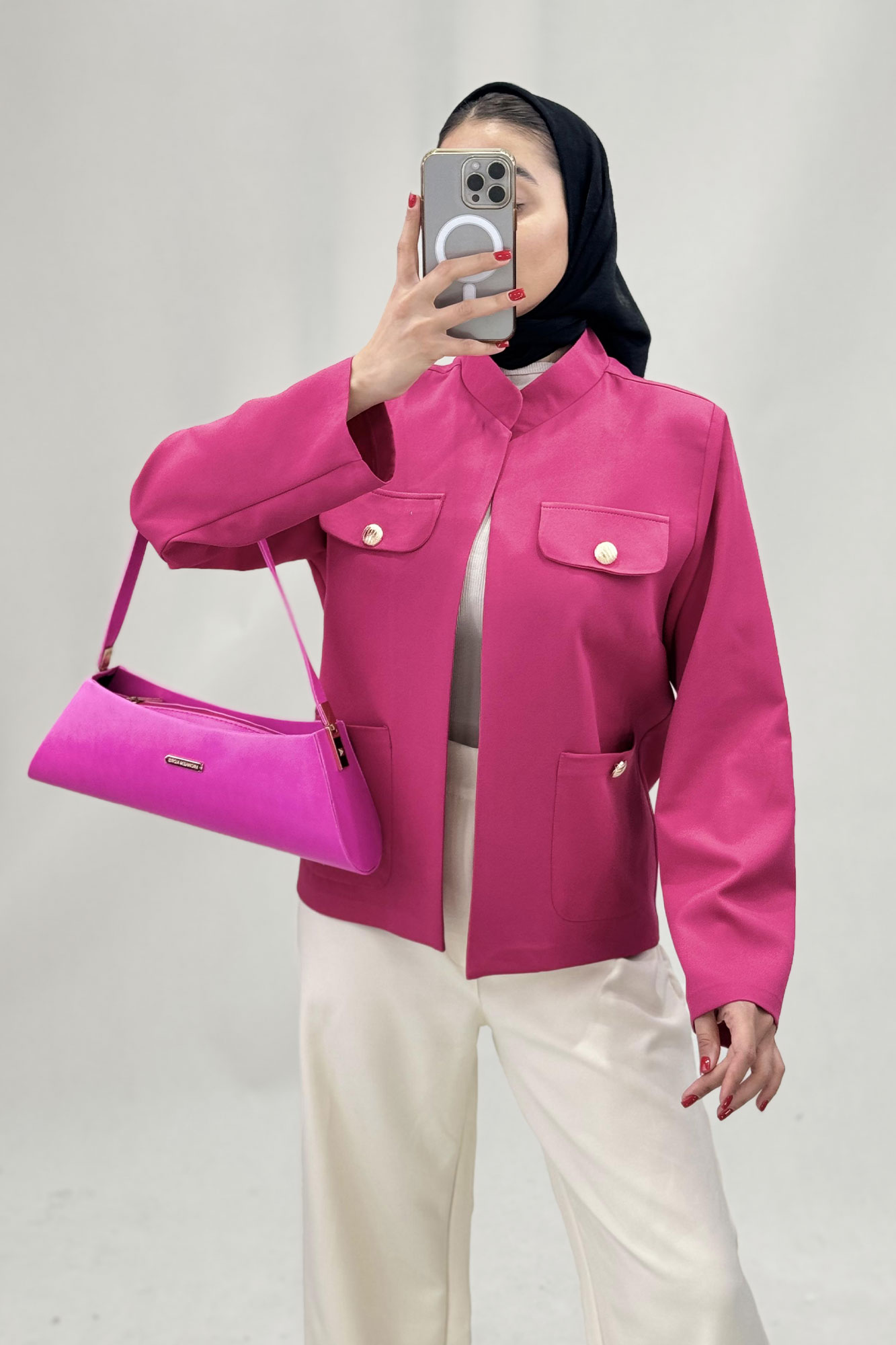 مانتو مازراتی چهار جیب یقه دیپلمات