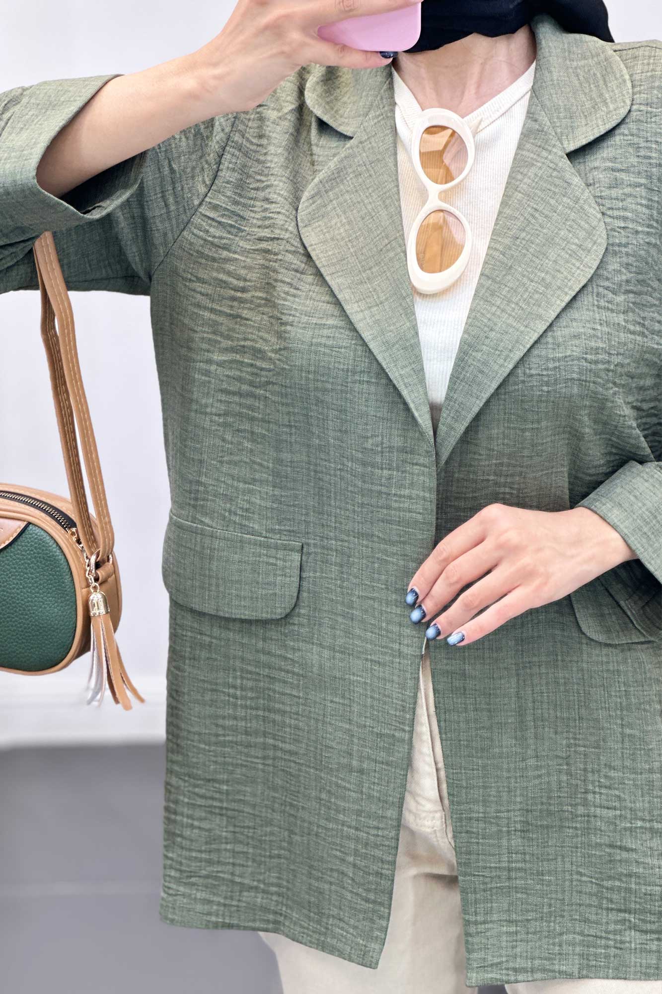 مانتو شانتون یقه ب ب