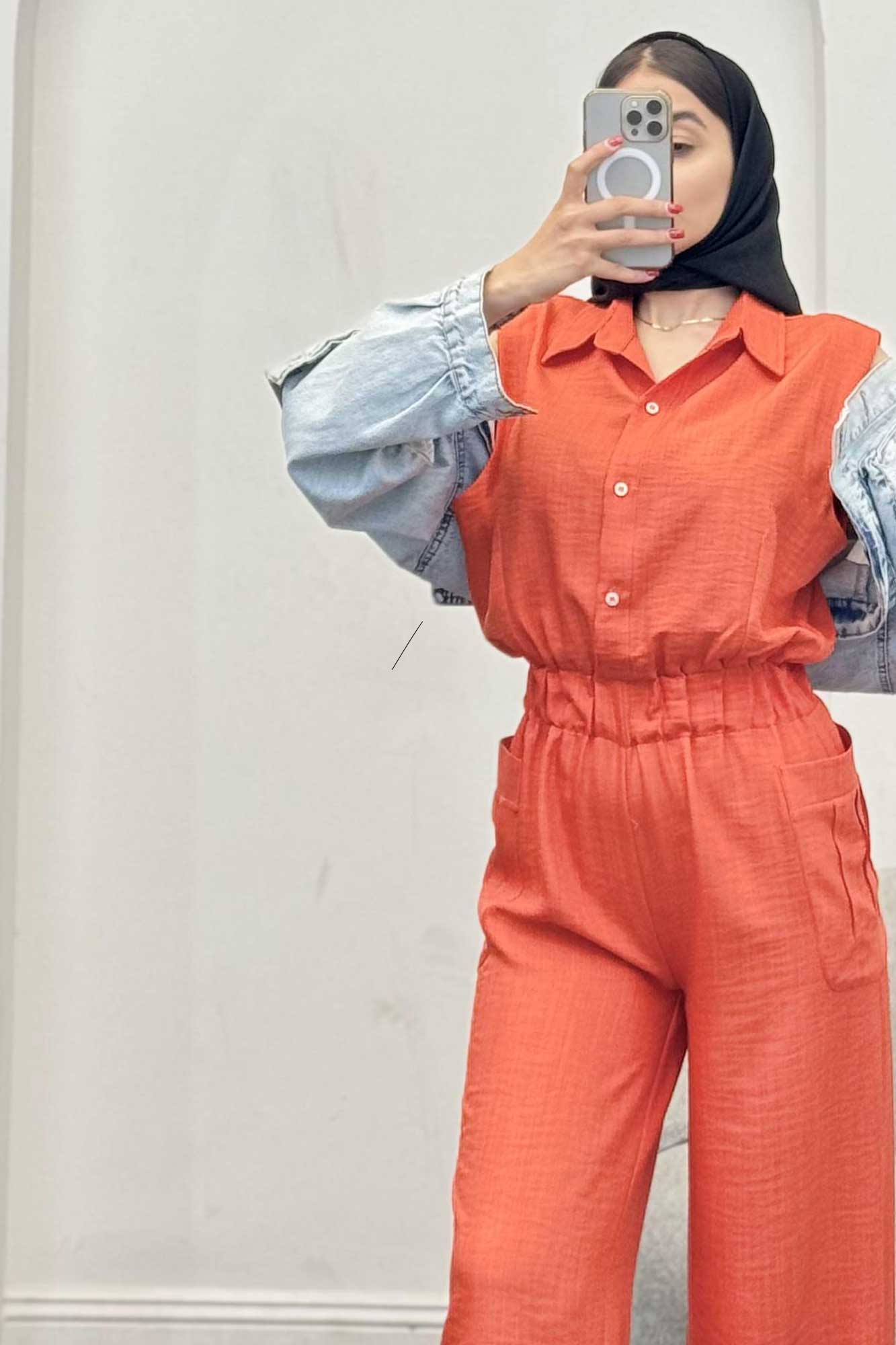 اورال شانتون کمرکش دکمه ای