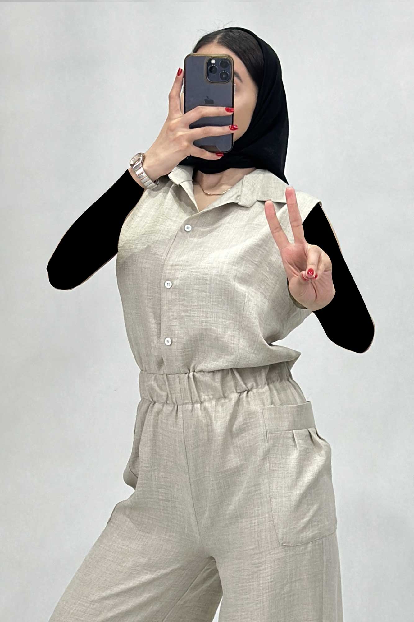 اورال شانتون کمرکش دکمه ای