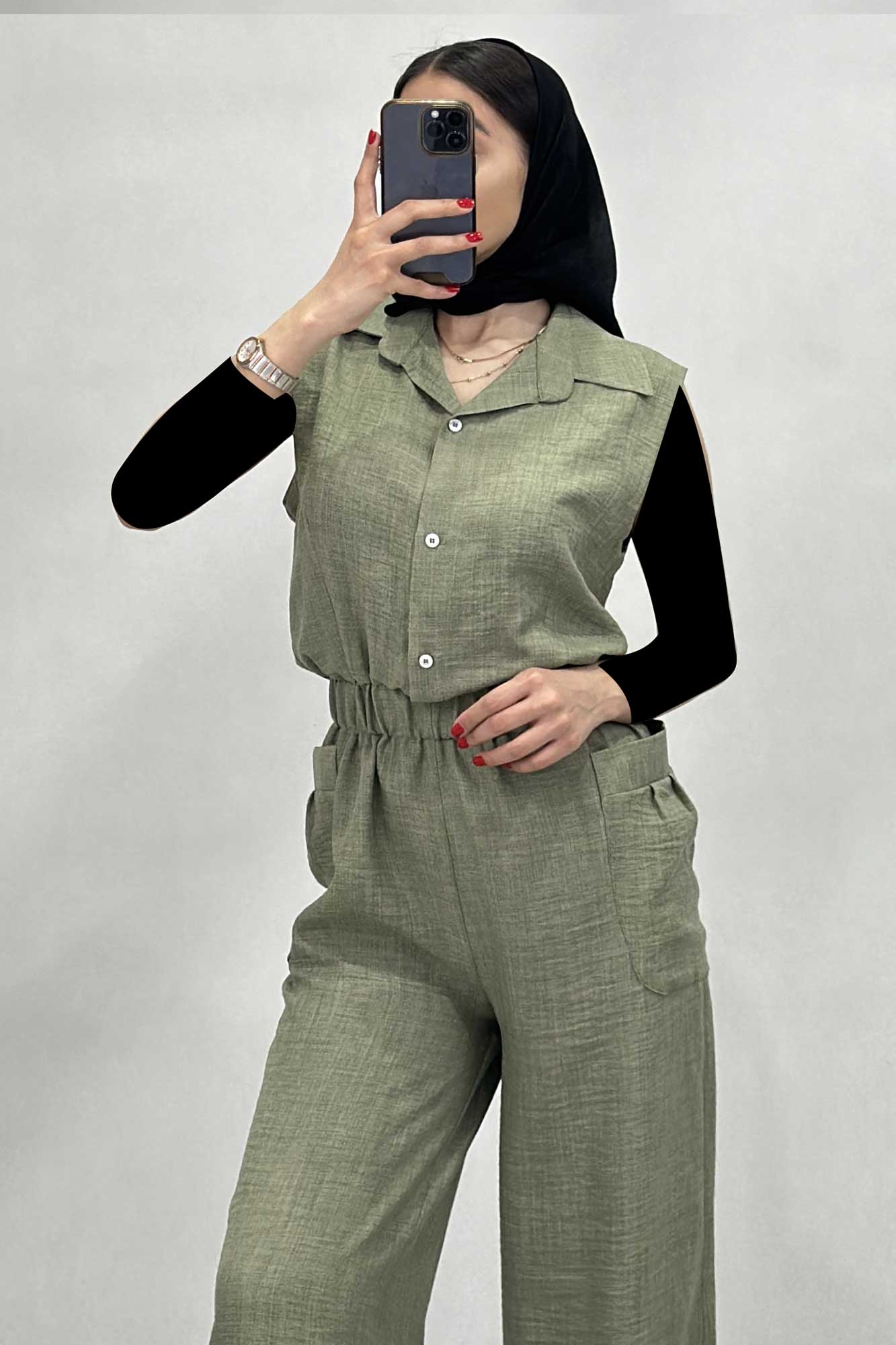 اورال شانتون کمرکش دکمه ای