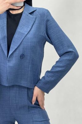 ست کت کراپ و شلوار مام شانتون R