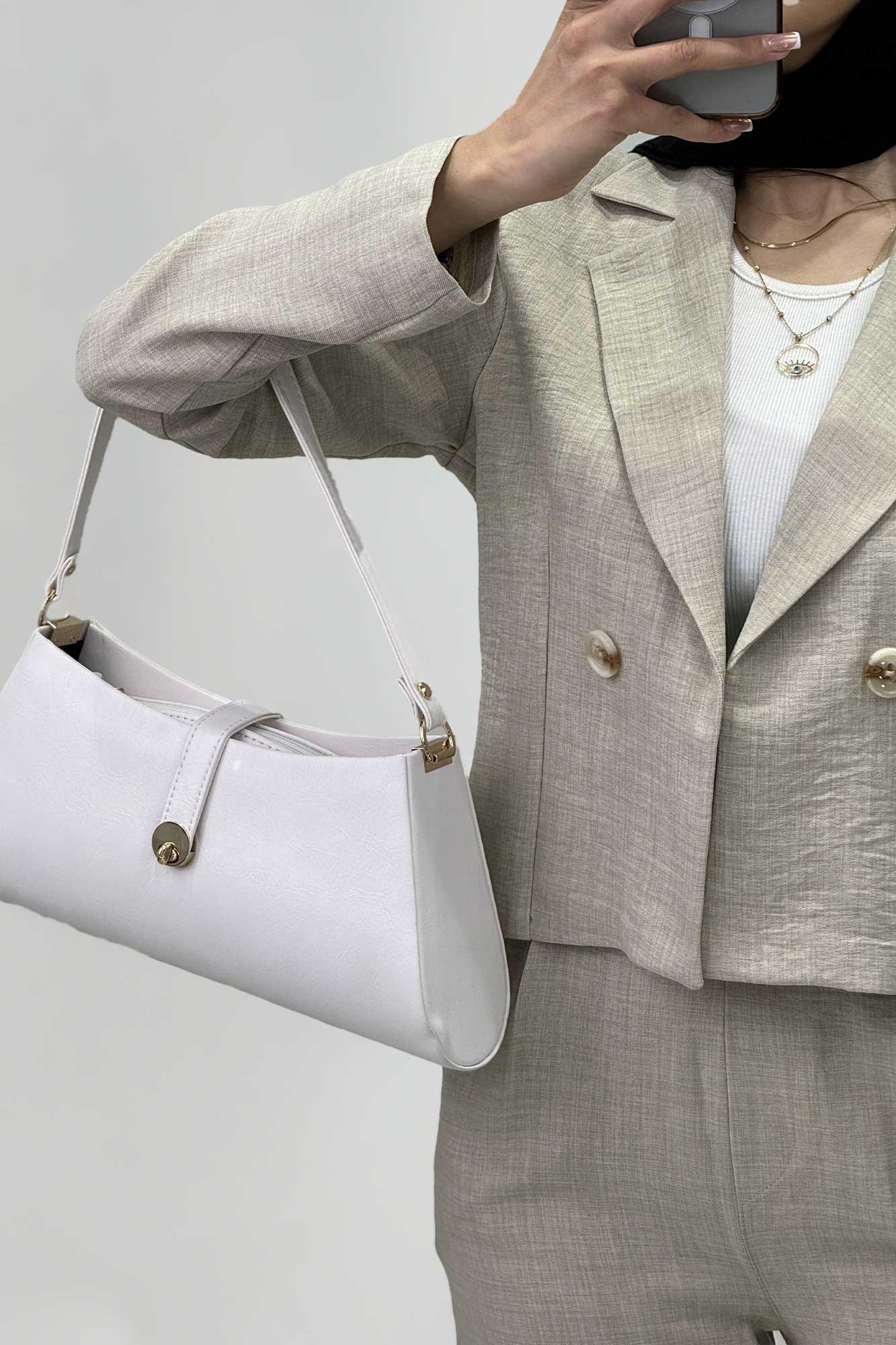 ست کت کراپ و شلوار مام شانتون R