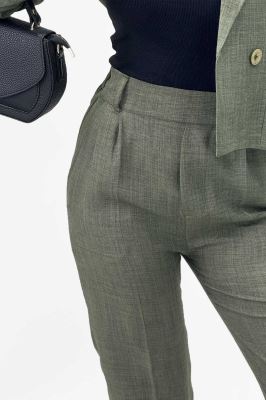 ست کت کراپ و شلوار مام شانتون R