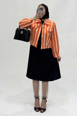 ست کت و سارافون مازراتی راه راه