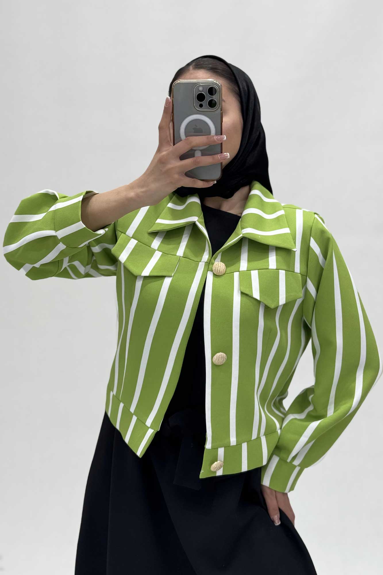 ست کت و سارافون مازراتی راه راه