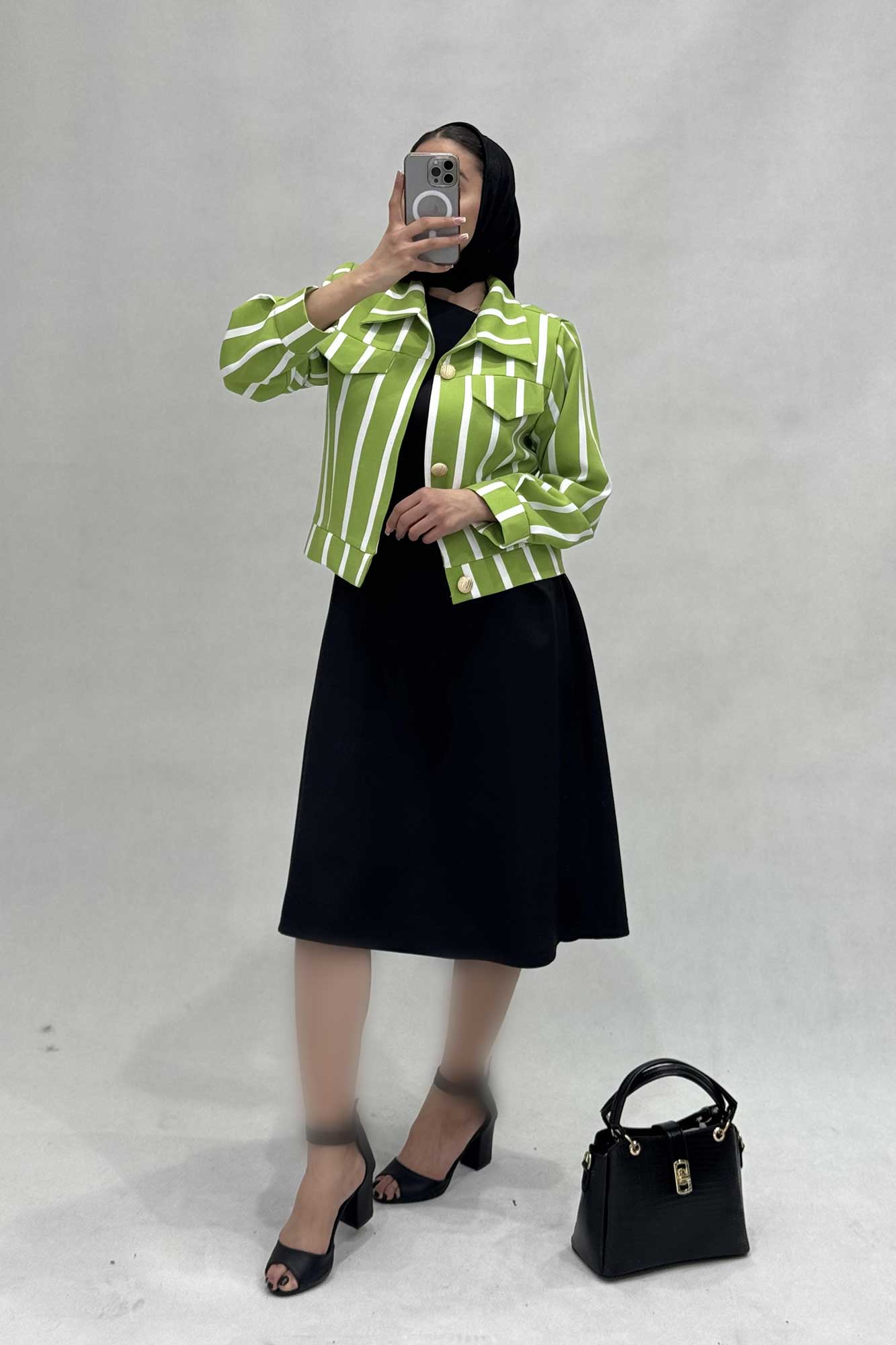 ست کت و سارافون مازراتی راه راه