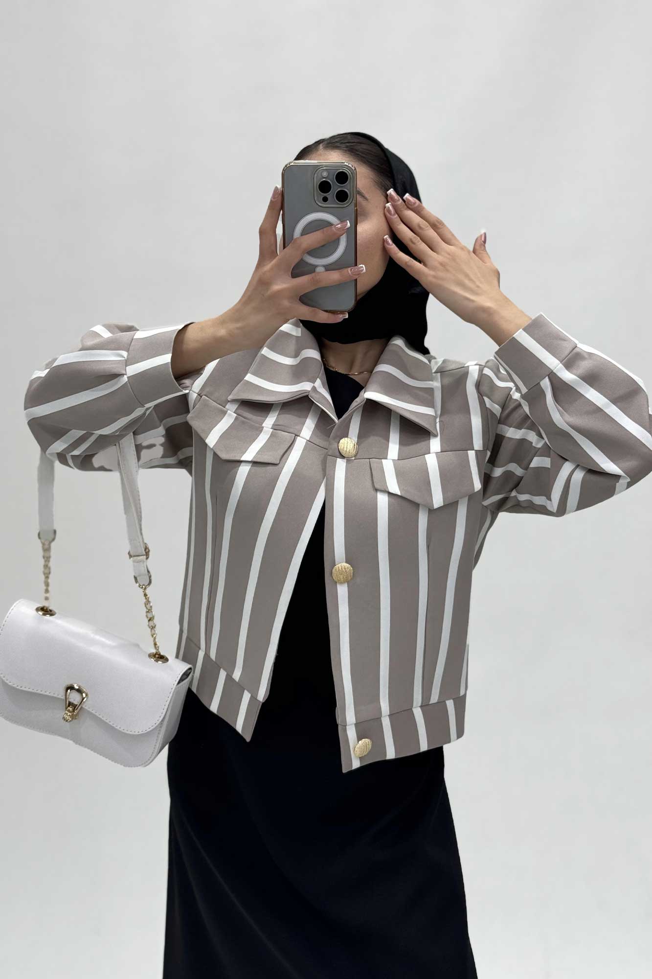 ست کت و سارافون مازراتی راه راه