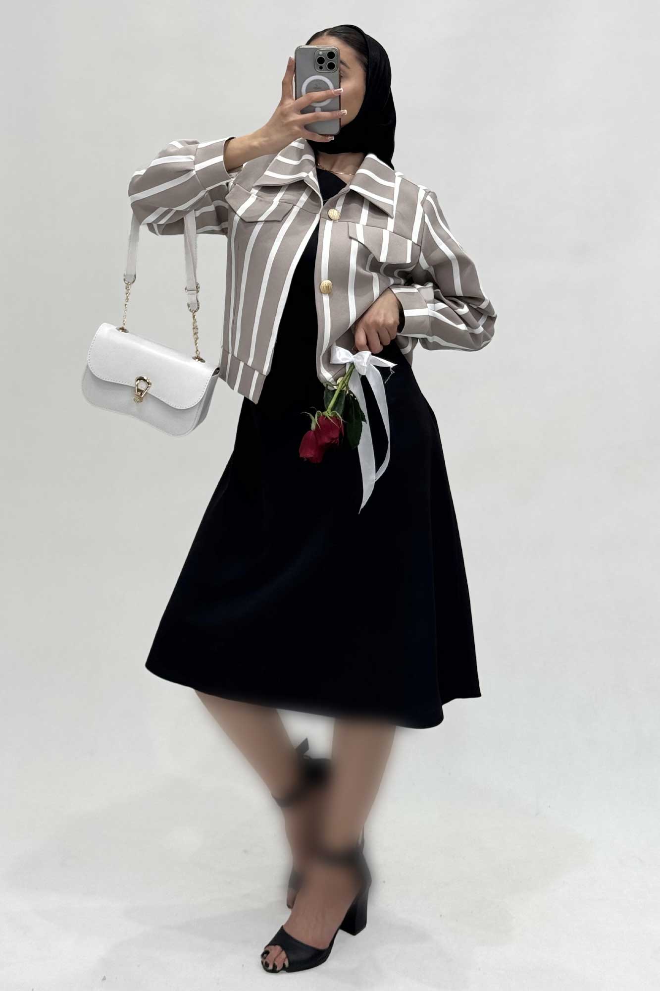 ست کت و سارافون مازراتی راه راه