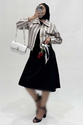 ست کت و سارافون مازراتی راه راه