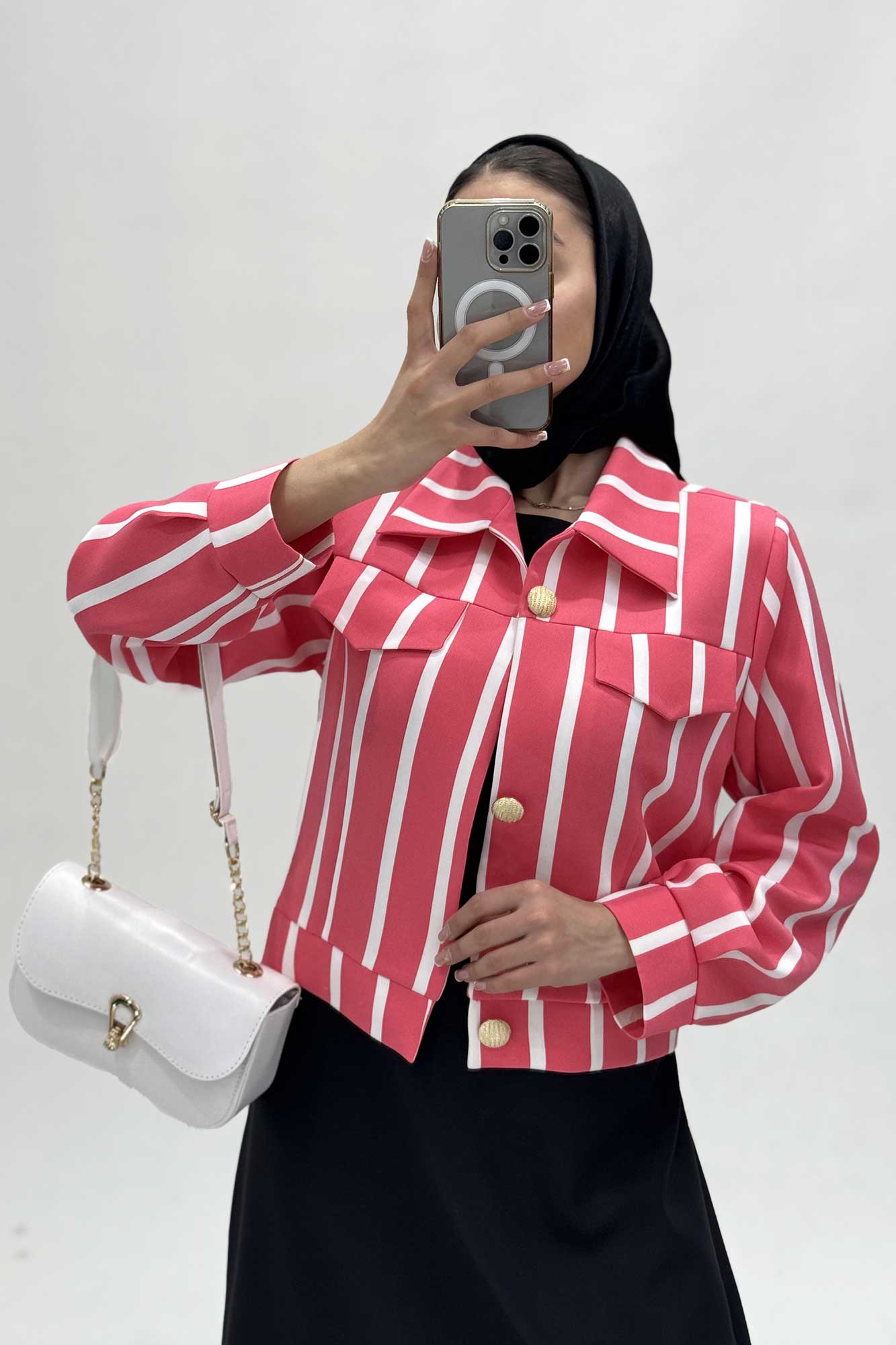 ست کت و سارافون مازراتی راه راه