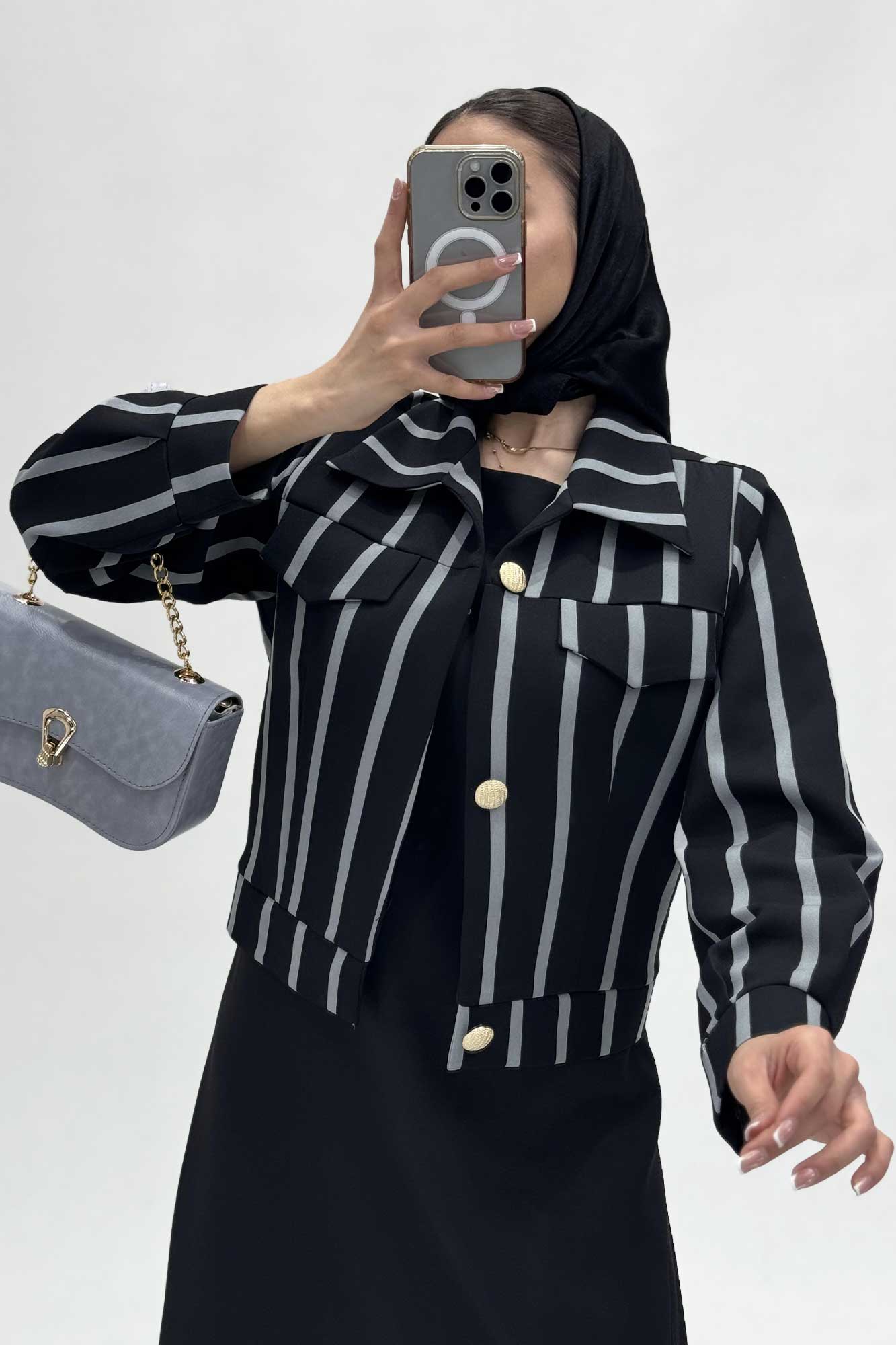 ست کت و سارافون مازراتی راه راه