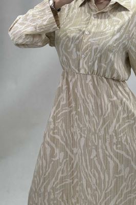 پیراهن بلند کمرکش کراش