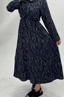 پیراهن بلند کمرکش کراش