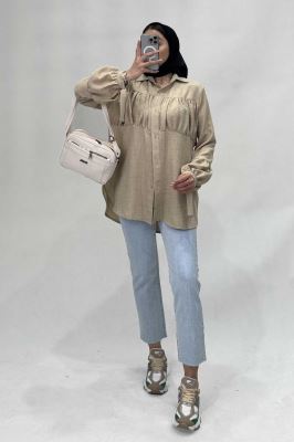 پیراهن جلوچین دار شانتون R