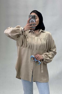 پیراهن جلوچین دار شانتون R