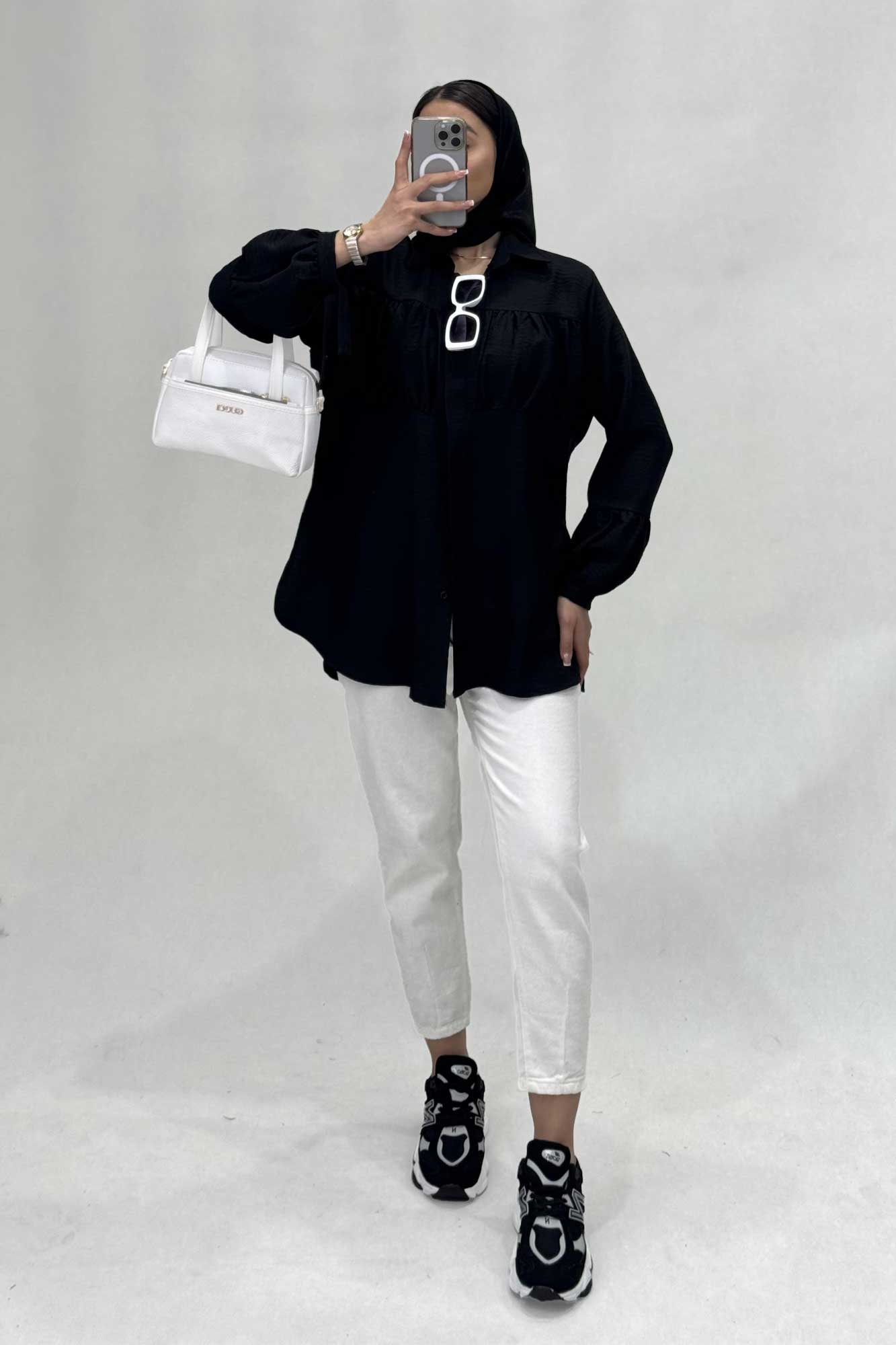 پیراهن جلوچین دار شانتون R