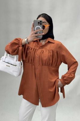 پیراهن جلوچین دار شانتون R