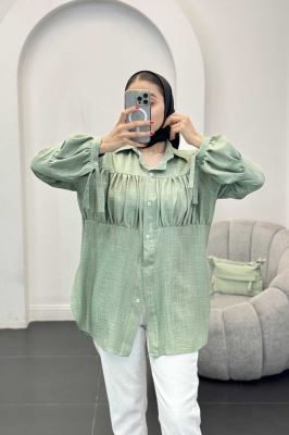 پیراهن جلوچین دار شانتون R