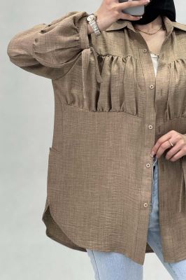 پیراهن جلوچین دار شانتون R