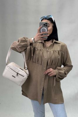 پیراهن جلوچین دار شانتون R