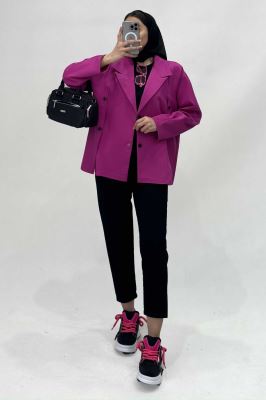 کت کوتاه مازراتی یقه انگلیسی نیلوفر