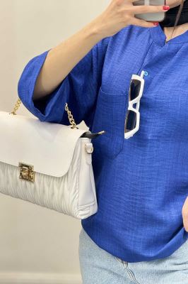 شومیز شانتون تک جیب R