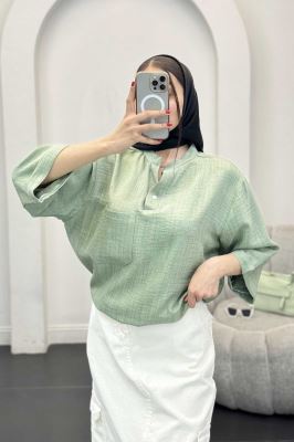 شومیز شانتون تک جیب R