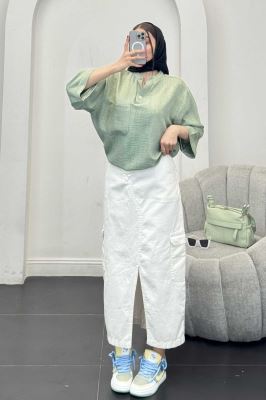 شومیز شانتون تک جیب R