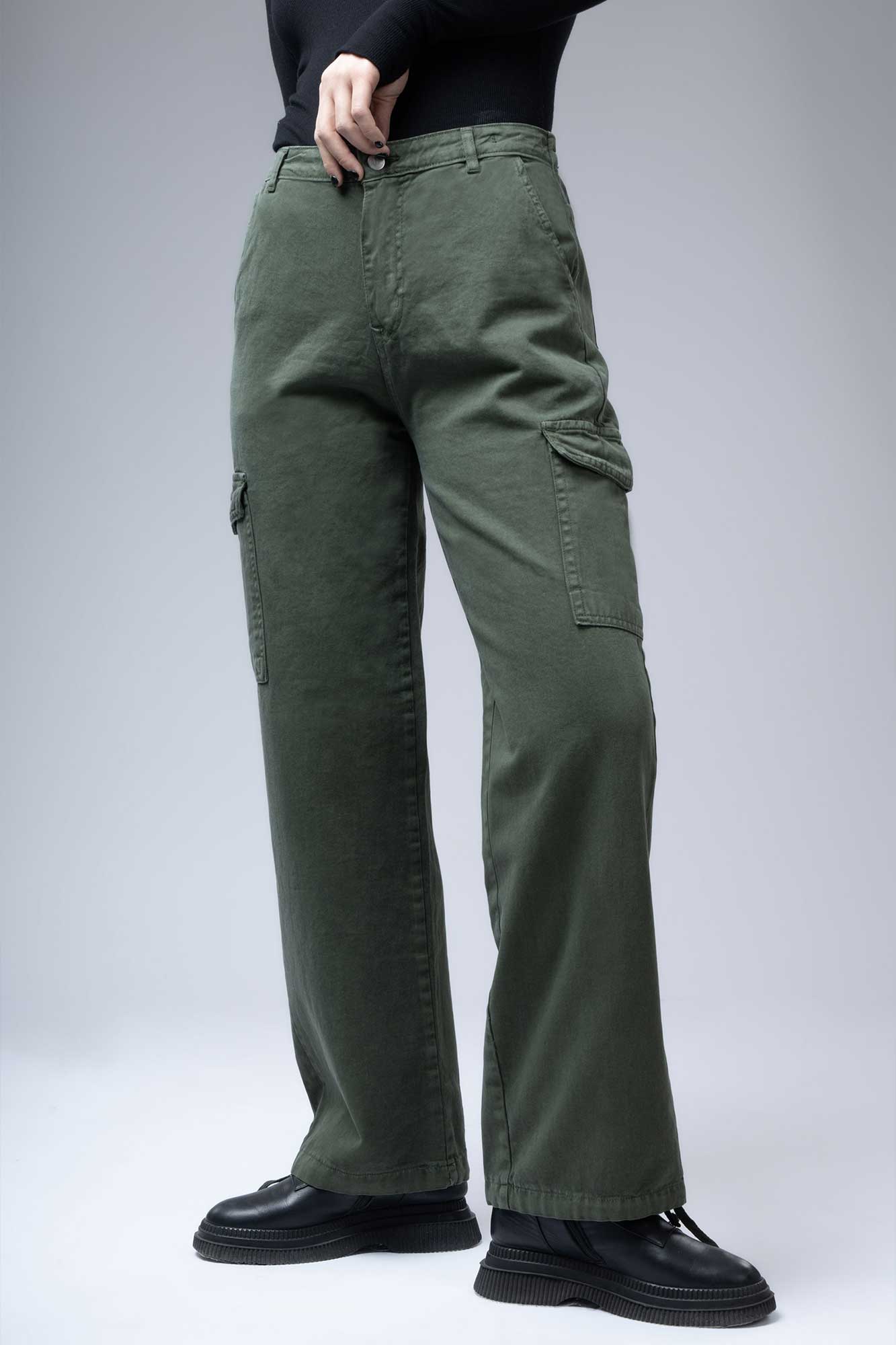 شلوار کتان کارگو 7004686