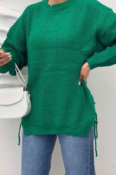 بلوز یقه گرد بغل بند