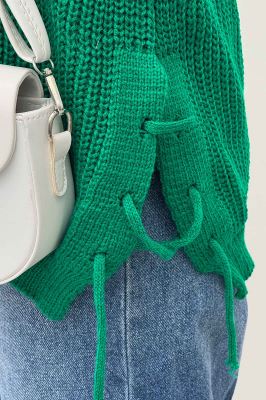 بلوز یقه گرد بغل بند