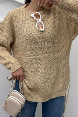 بلوز یقه گرد بغل بند